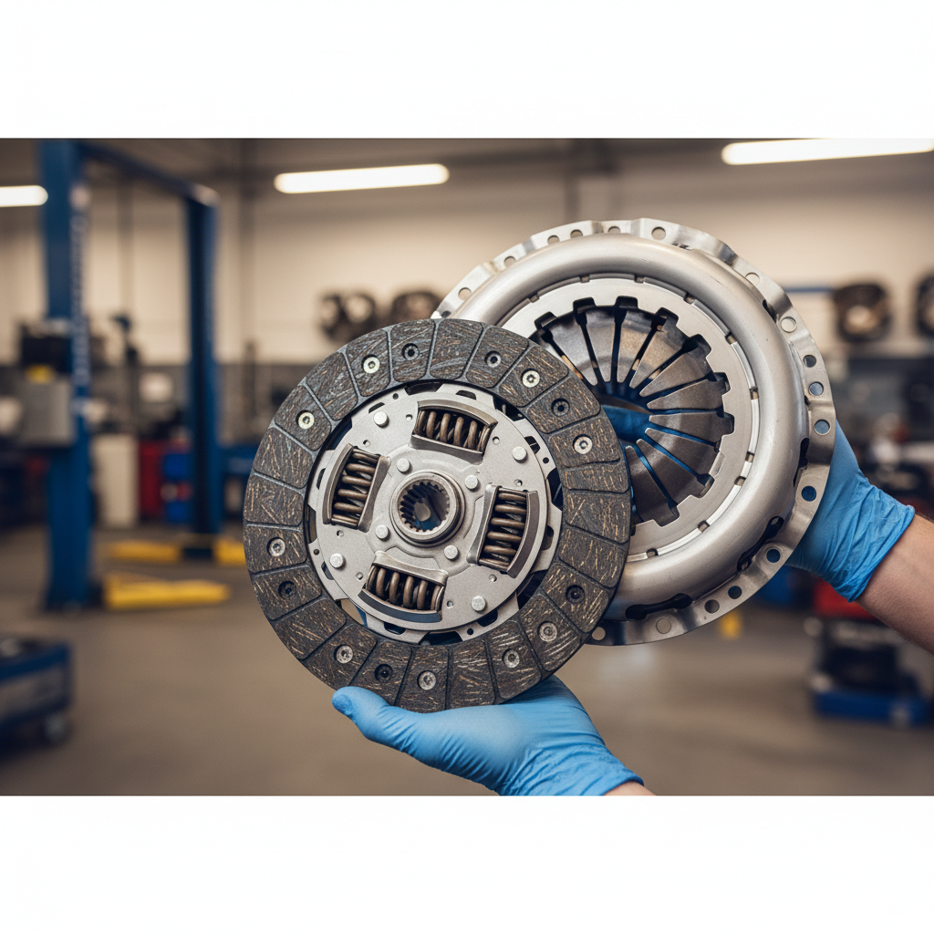 Close-up of a high-quality new clutch kit being installed for brake and clutch repairs Durban.