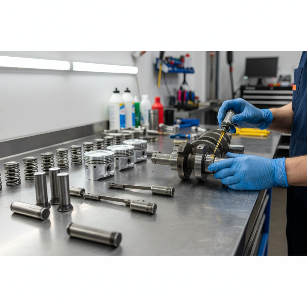 Precision engine components laid out at engine overhaul specialists durban workshop. Engine Overhaul Specialists Durban, Professional Motor Rebuilds